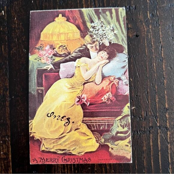 Victorian Christmas Postcards Replicas (Set of 2) - Picture 3 of 4